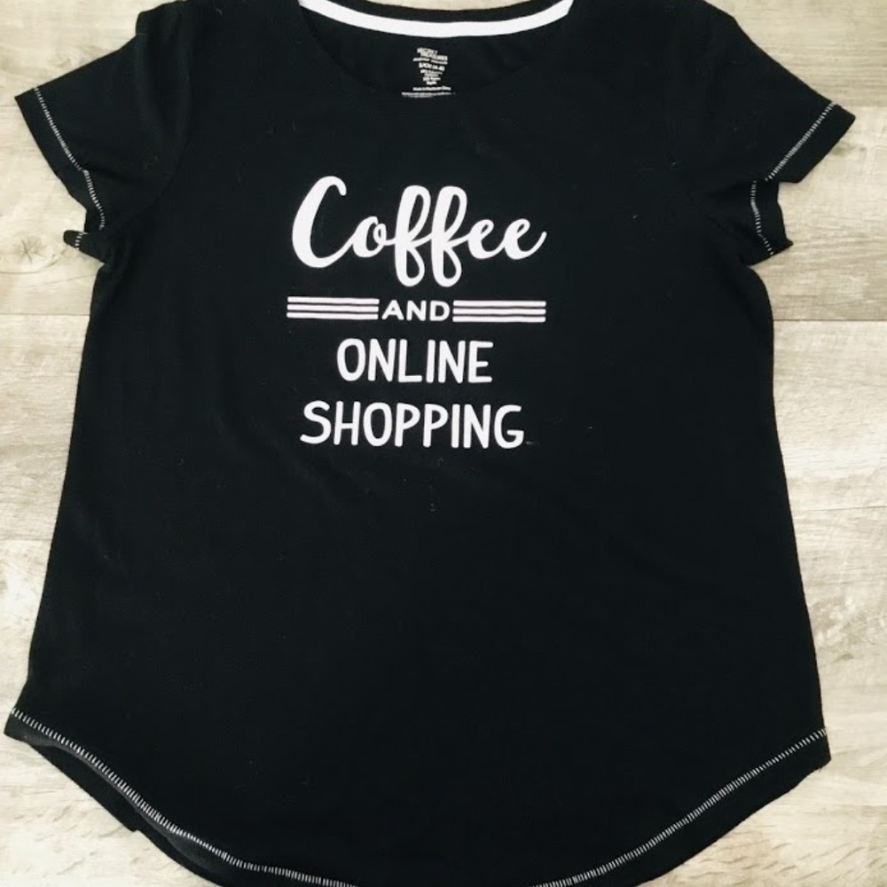 "Coffee and Online Shopping" Shirt